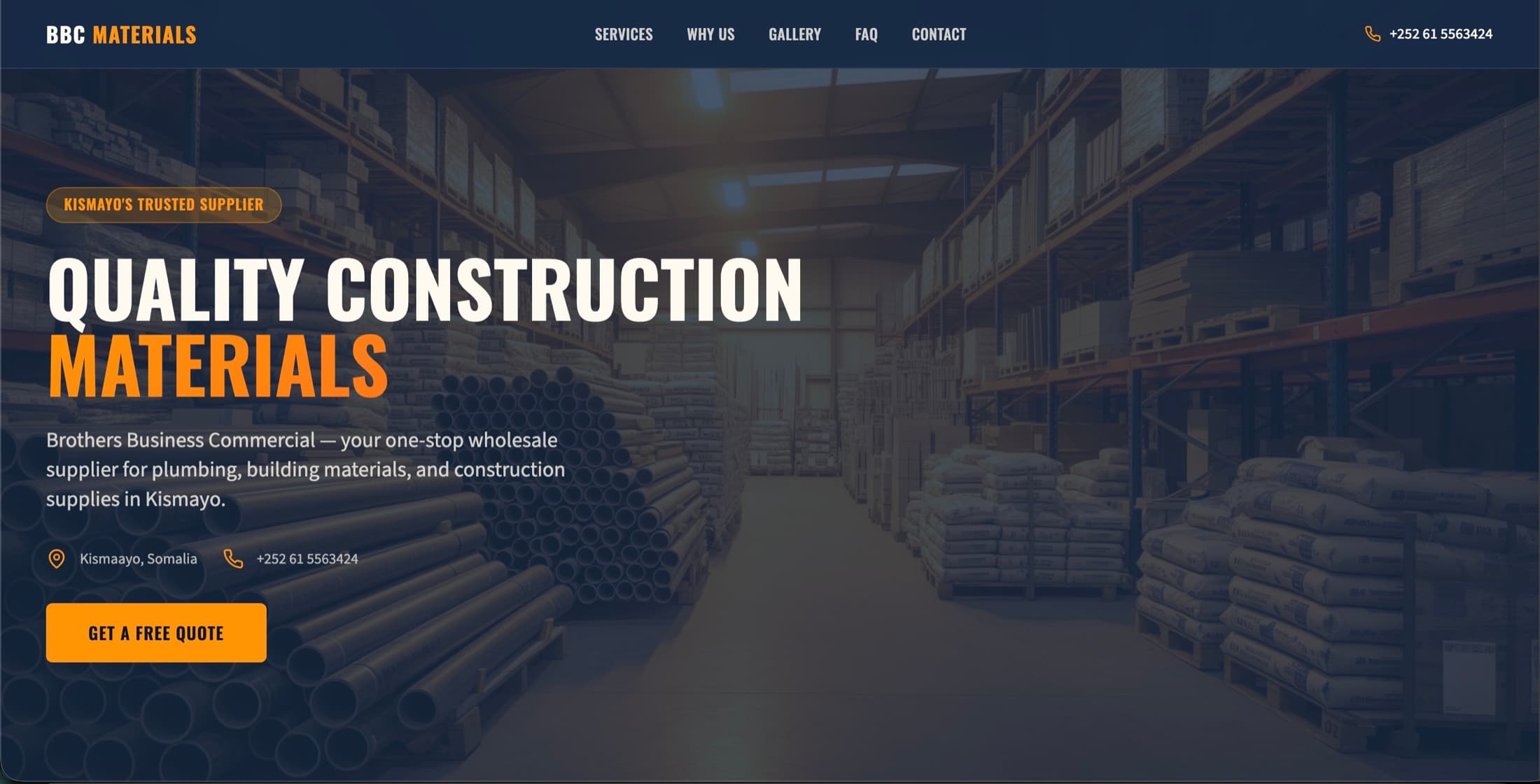 Brothers Business Commercial — BBC Materials